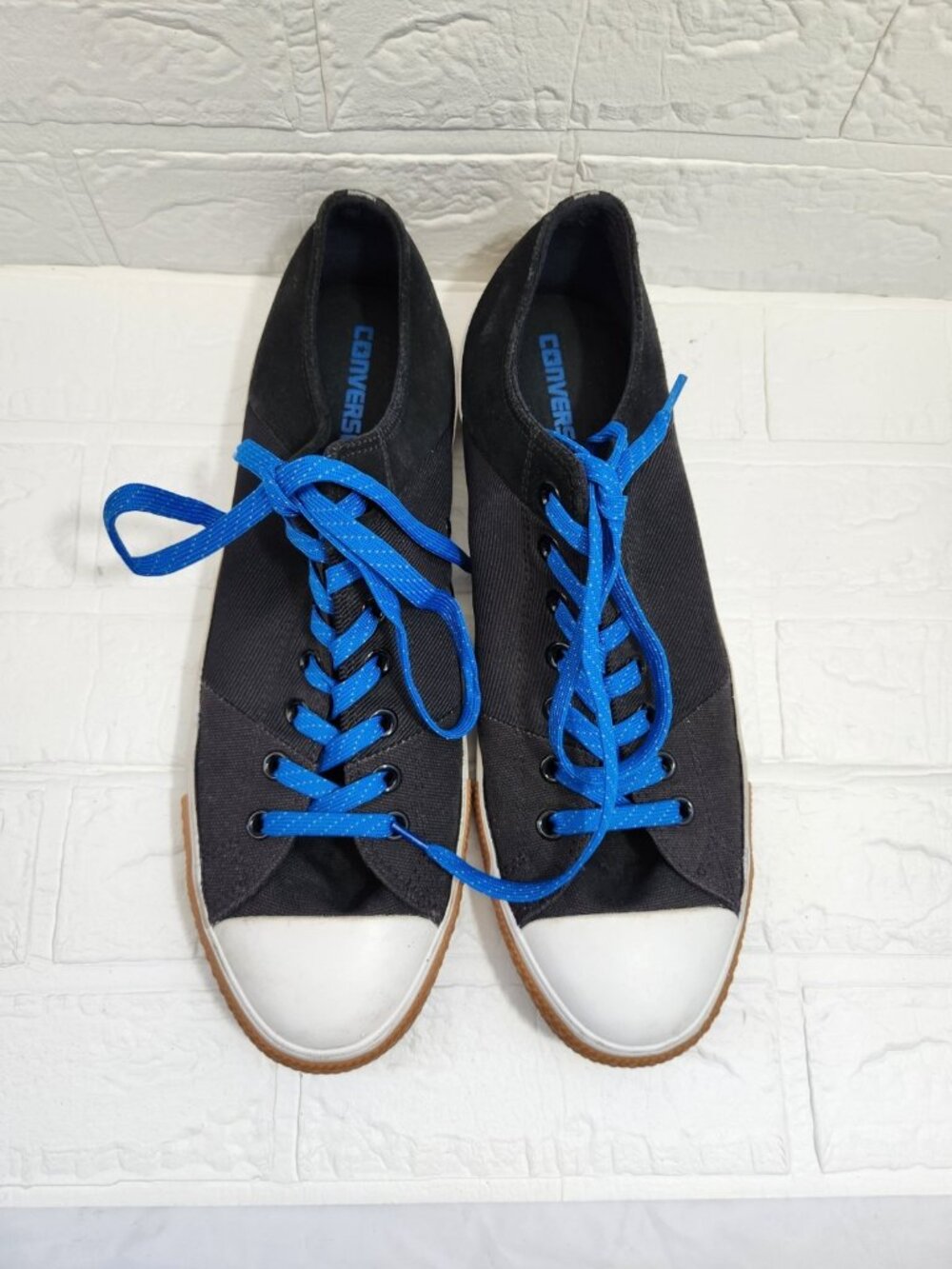 Converse Chuck Taylor All Star Tri-Panel Sneakers Men Size 12 Blue Black Casual - Picture 3 of 9